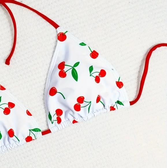 Cherry Print Bikini Set - Picture 6 of 6